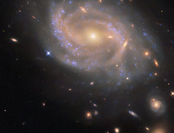 Hubble Space Telescope Gazes at Swirling Spiral Galaxy