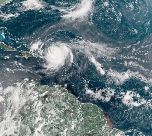 Rapidly intensifying Hurricane Erin becomes historic storm due to strengthening