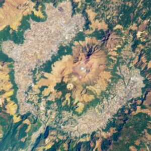 Supervolcanic ‘hell’ caldera in Japan is home to 17 different volcanoes — Earth from space