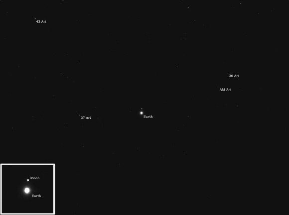Psyche Beams Back Images of Earth and Moon