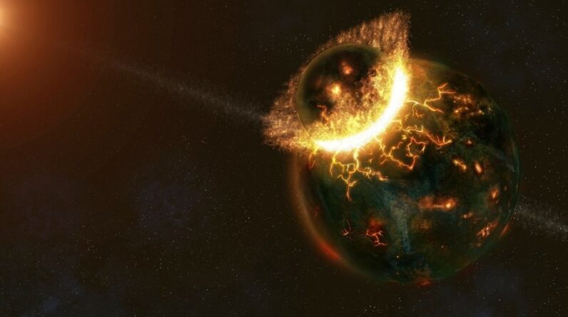 Cataclysmic crash with neighboring planet may be the reason there’s life on Earth today, new studies hint