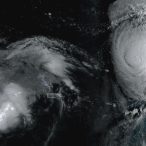Rare Fujiwhara hurricane ‘dance’ could save East Coast from worst effects of Tropical Storm Imelda