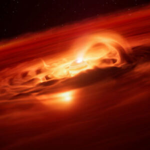 Free-Floating Exoplanet Found Growing at Record Rate
