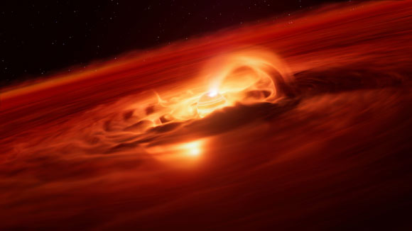 Free-Floating Exoplanet Found Growing at Record Rate