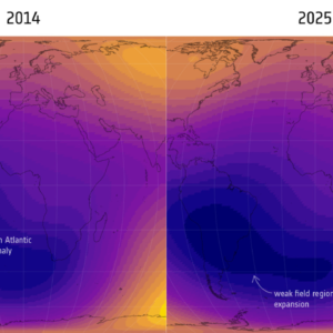 A massive weak spot in Earth’s magnetic field is growing, scientists discover