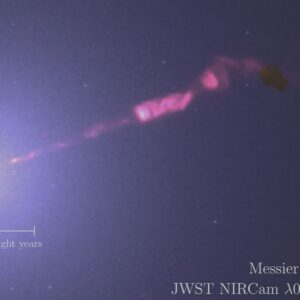 James Webb telescope finds something ‘very exciting’ shooting out of first black hole ever imaged