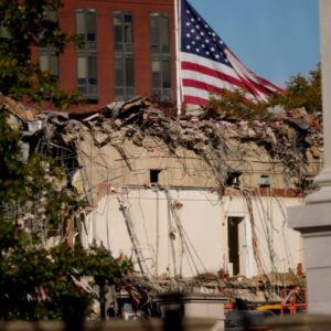Satellite shows what’s really happening at the East Wing of the White House