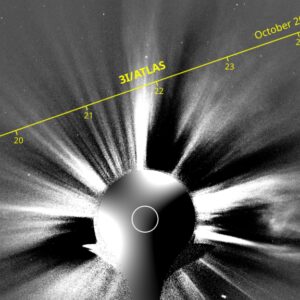 NASA spacecraft reveal interstellar comet 3I/ATLAS brightened rapidly as it swooped behind the sun