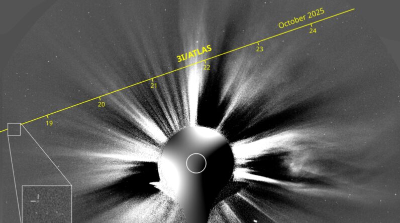 NASA spacecraft reveal interstellar comet 3I/ATLAS brightened rapidly as it swooped behind the sun