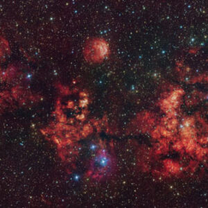 VST Spots ‘Cosmic Bat’ in Southern Sky