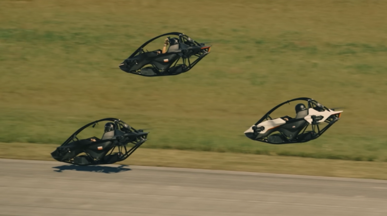 Watch four flying cars go toe-to-toe in new ‘Formula One of the skies’