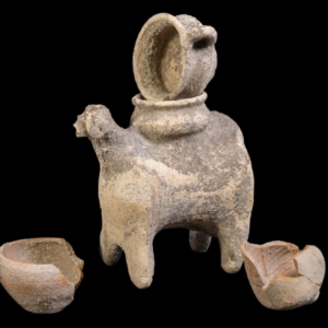 Ram-shaped teapot from ancient Canaanite cult discovered near ancient city of Armageddon