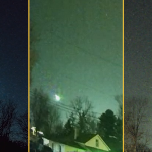 100,000 mph ‘comet fragment’ explodes in green fireball over Great Lakes, eerie videos show