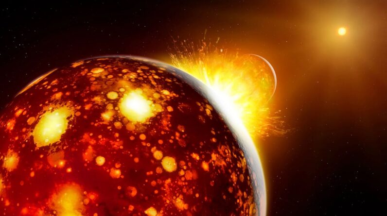 An extra solar system planet once orbited next to Earth — and it may be the reason we have a moon
