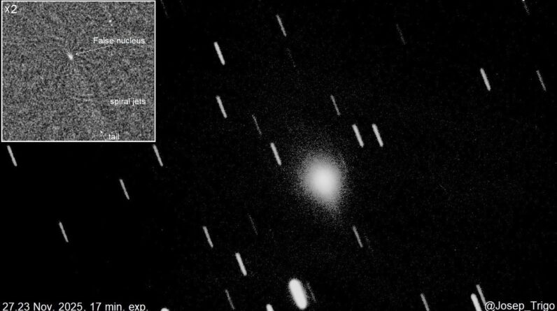 Interstellar comet 3I/ATLAS is erupting in ‘ice volcanoes’, new images suggest