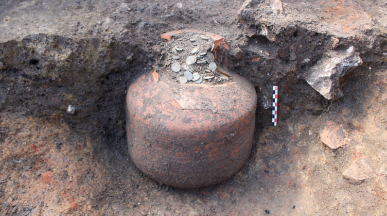 1,800-year-old ‘piggy banks’ full of Roman-era coins unearthed in French village