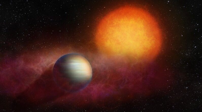 James Webb telescope spots strange ‘super-puff’ planet frantically chasing its own atmosphere through space