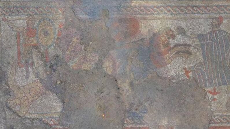 Stunningly preserved Roman-era mosaic in UK depicts Trojan War stories — but not the ones told by Homer