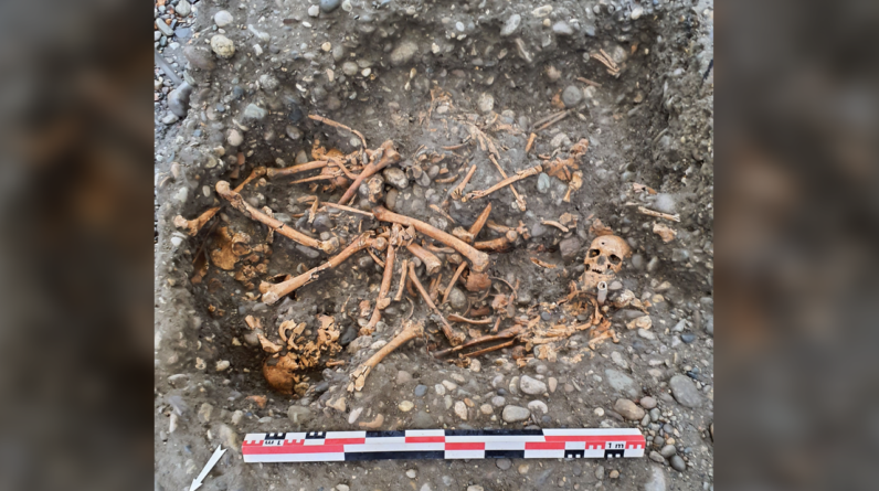16th-century gallows and dozens of skeletons discovered in France