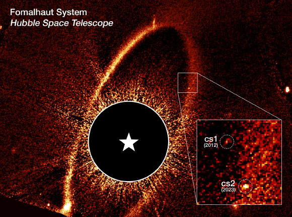Hubble Captures Collision of Two Planetesimals around Fomalhaut