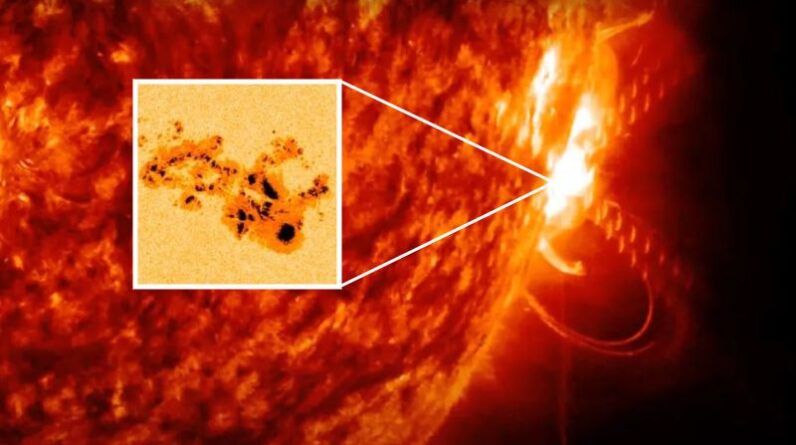 Giant sunspot that triggered recent solar ‘superstorm’ shot out nearly 1,000 flares and a secret X-rated explosion, record-breaking study reveals
