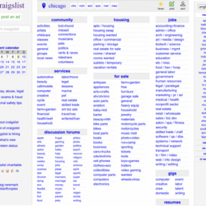 “Ungentrified” Craigslist may be the last real place on the Internet