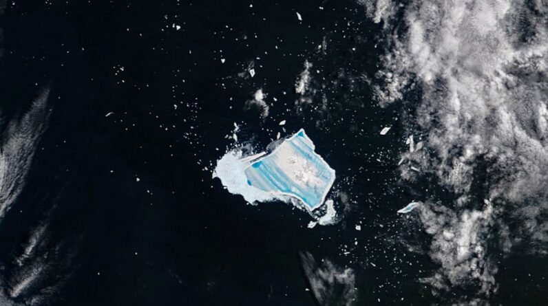 Mega-iceberg A23a, formerly the world’s largest, turns into bright ‘blue mush’ as it finally dies after 40 years at sea