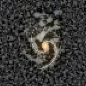 Barred Spiral Galaxy Spotted Just Two Billion Years after Big Bang