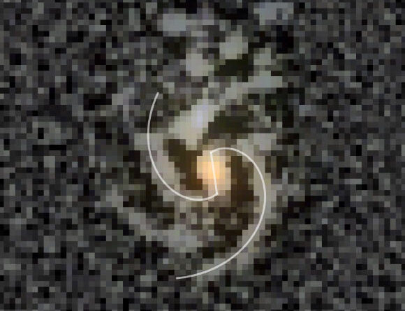 Barred Spiral Galaxy Spotted Just Two Billion Years after Big Bang