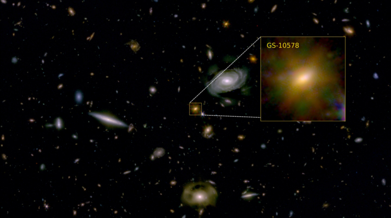 Strange, ‘starved’ galaxy died ‘a death of 1,000 cuts’ in the ancient universe, JWST reveals