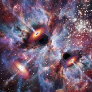 New Cosmological Simulations Shed Light on Growth of Black Holes in Early Universe