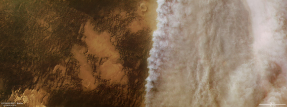 Even Local Dust Storms Can Drive Water Loss on Mars, Study Suggests