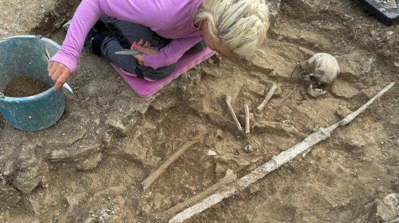 Anglo-Saxon children discovered buried with warrior gear in UK — perhaps as a nod to ‘the men these children might have become’