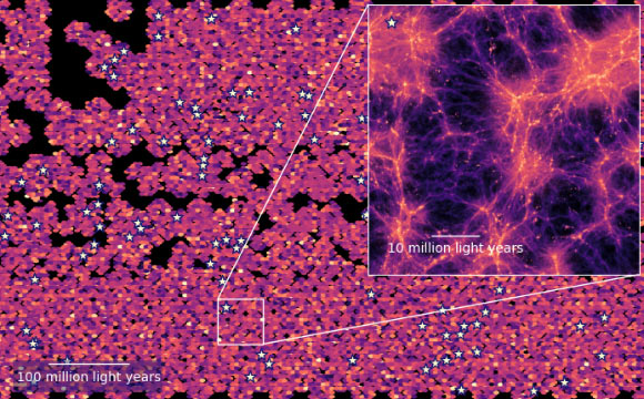 Astronomers Find Hidden Structures in Early Universe