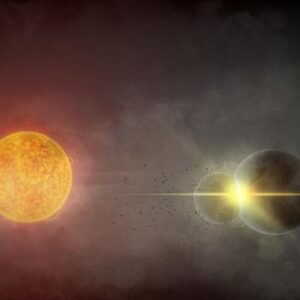 Exceptionally rare sighting of planets colliding may shed light on the crash that formed the moon