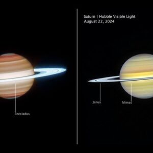 Saturn’s chaotic atmosphere revealed in most comprehensive view yet by James Webb and Hubble telescopes