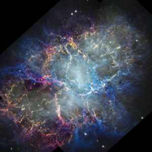 Hubble images taken 25 years apart show big changes in the iconic Crab Nebula —‬ Space photo of the week