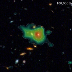 Astronomers Find Vast Reservoirs of Hydrogen around Early Galaxies