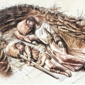 Anglo-Saxon burial holds an older sister cradling her little brother after they both died 1,400 years ago, possibly of an infectious disease