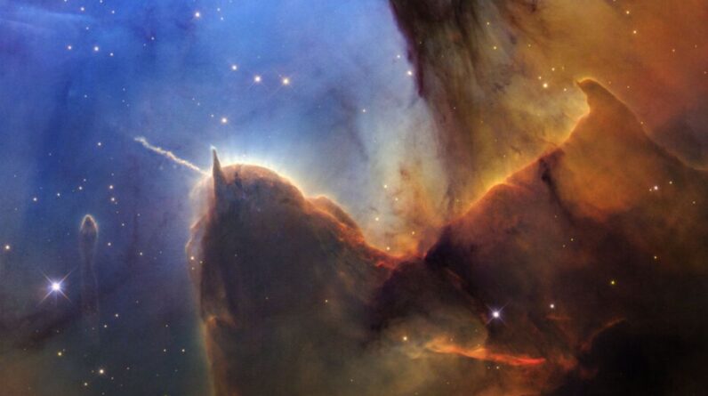 Hubble revisits stunning Trifid Nebula after 30 years, and spots a growing jet of energy — Space photo of the week