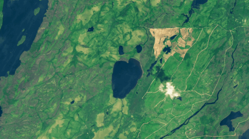 Canadian ’emoji’ lake vanishes after dramatic, landslide-like collapse — Earth from space