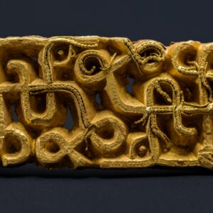 Gold sword scabbard discovered under toppled tree in Norway was likely ‘sacrificed’ by an elite warrior 1,500 years ago