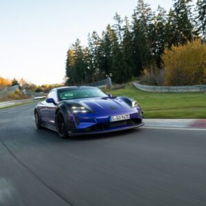Is your Porsche Taycan too slow at the Nürburgring? You need this Manthey Kit.