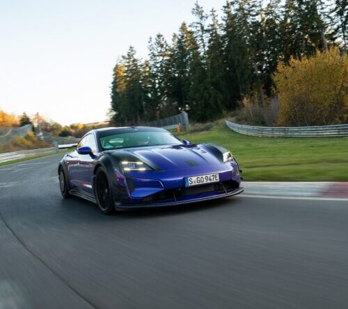 Is your Porsche Taycan too slow at the Nürburgring? You need this Manthey Kit.