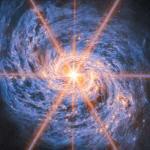 Webb Peers into Brilliant Heart of Messier 77