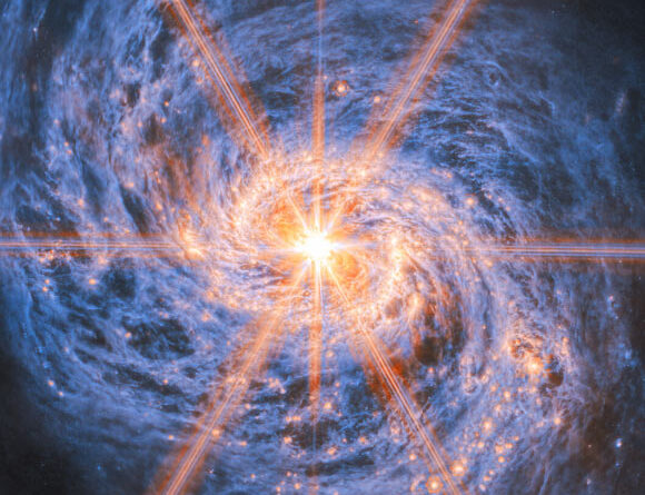 Webb Peers into Brilliant Heart of Messier 77