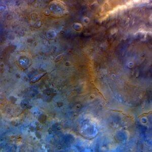 NASA spacecraft beams back blue images of Mars on its way to a metal asteroid — Space photo of the week