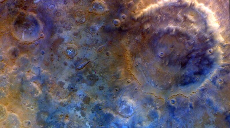NASA spacecraft beams back blue images of Mars on its way to a metal asteroid — Space photo of the week