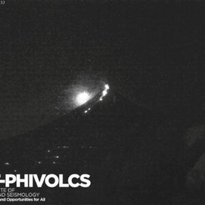 Brilliant-green fireball meteor explodes over erupting volcano in the Philippines