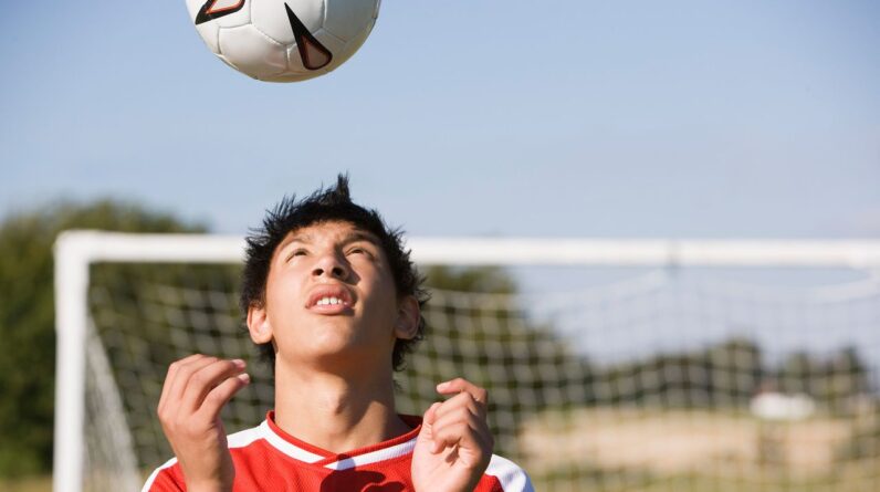 Heading a soccer ball just once is enough to raise levels of proteins associated with brain damage